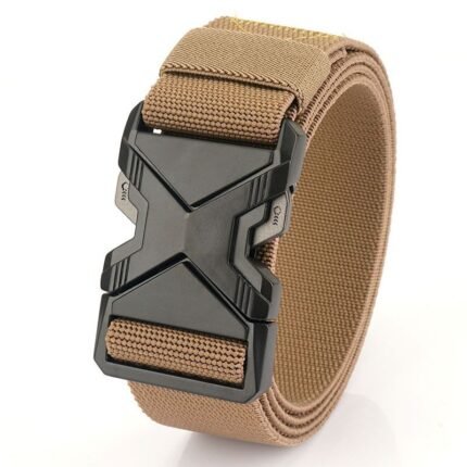 men sports canvas belt khaki