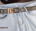 Fashion Matching Jeans with canvas belt