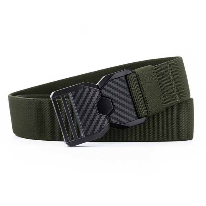 Manufacturer-customized Men’s Tactical Belts Alloy Double Buckle Polyester Belts