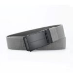 Men's Business Automatic Buckle Canvas Belts Gray