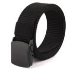 Men's Nylon Canvas Belts Outdoor Tactical Belts Square Buckle