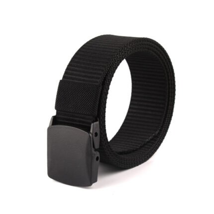 Men's Nylon Canvas Belts Outdoor Tactical Belts Square Buckle