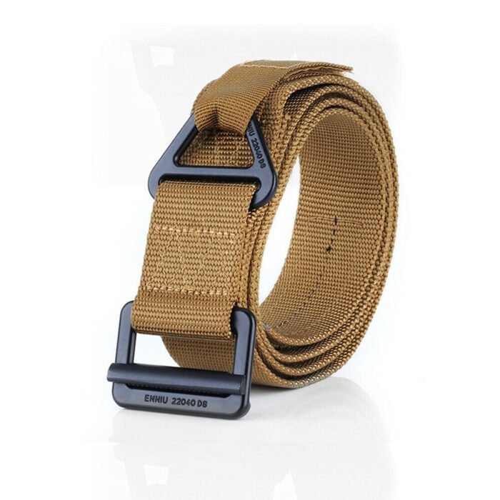 Men's Outdoor Combat Tactical Belt CQB Sports Climbing Nylon Belt