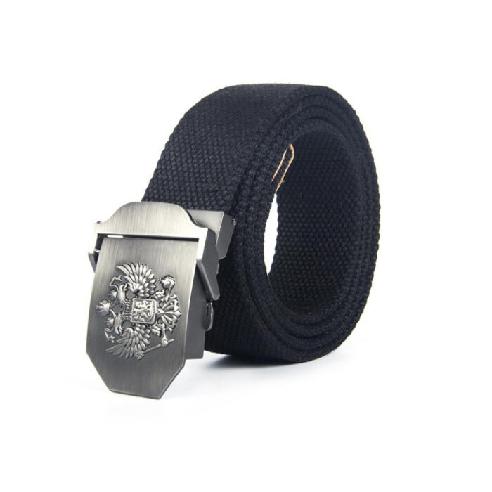 Men's Thickened Causal Solid Color Canvas Belts