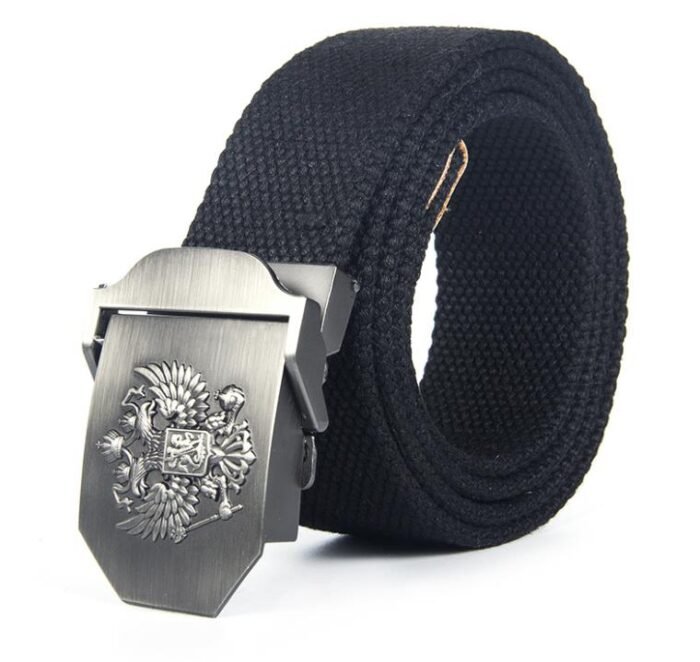 Men's Thickened Causal Solid Color Canvas Belts