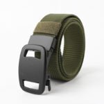 New Men's Canvas Belt Automatic Buckle Outdoor Tactical Belts