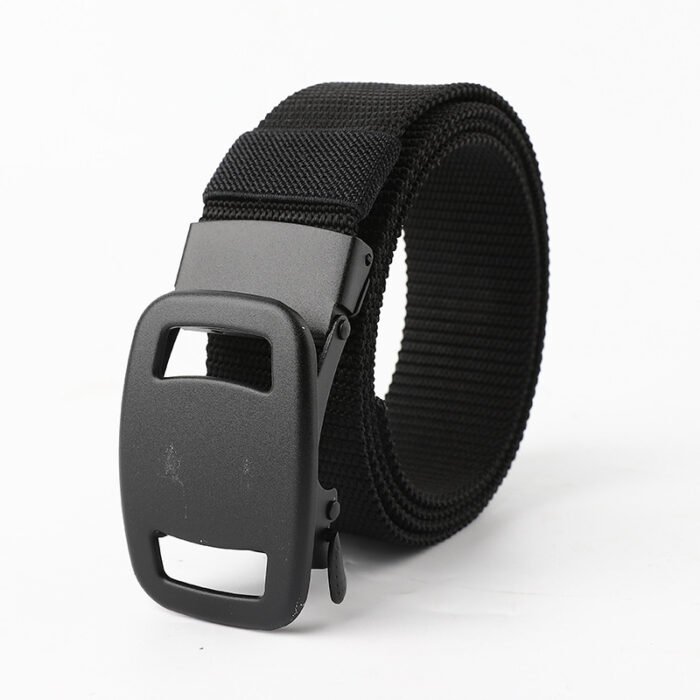 New Men's Canvas Belt Automatic Buckle Outdoor Tactical Belts