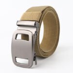 New Men's Canvas Belt Automatic Buckle Outdoor Tactical Belts