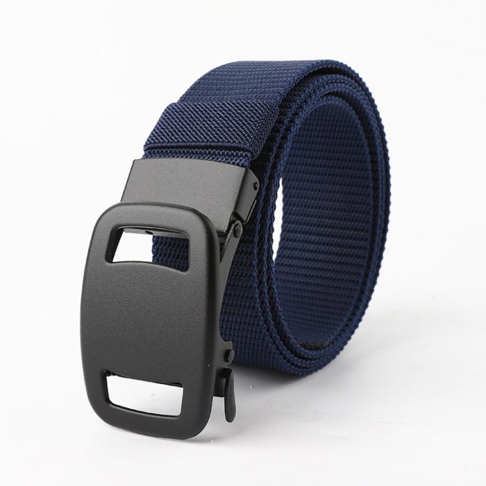 New Men's Canvas Belt Automatic Buckle Outdoor Tactical Belts