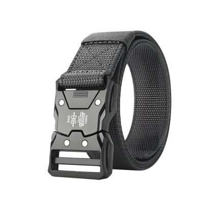 3.5 USD New Men's Nylon Automatic Tactical Outdoor Sports Canvas Belts