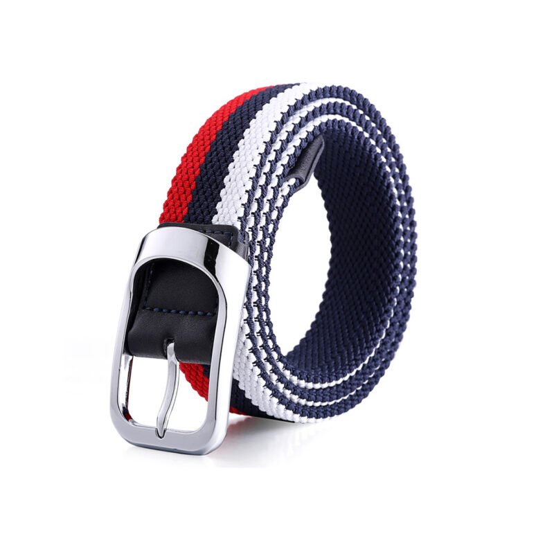 Unisex Tricolor Canvas Belts Comfortable Fashionable Casual Belts
